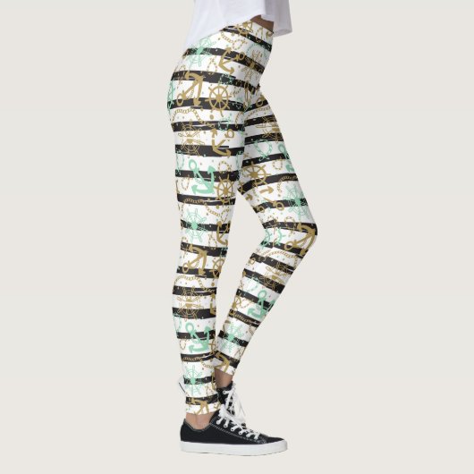 Seeanker-Muster Leggings (Rechts)