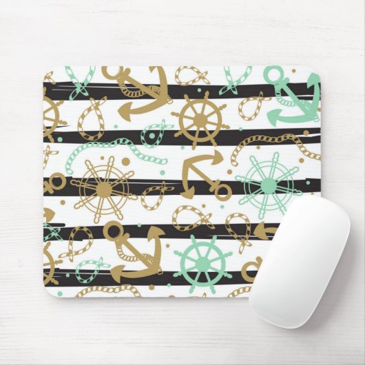 Seeanker-Muster Mousepad (Mit Mouse)