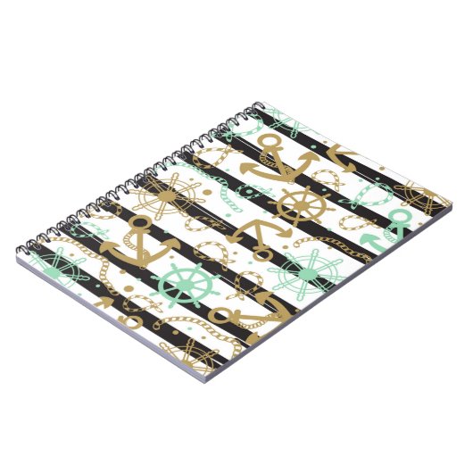 Seeanker-Muster Notizblock (Linke Seite)