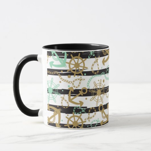 Seeanker-Muster Tasse (Links)