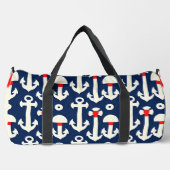 Seeanker rotes Reisboot Duffle Bag (Vorderseite)