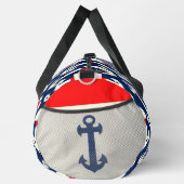 Seeanker rotes Reisboot Duffle Bag (Rechts)