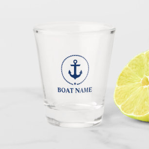 Seeanker-Stern-Boots-Name Schnapsglas