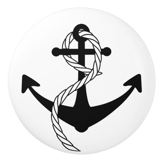 Seeanker-Türknauf-Fachzug Keramikknauf (Vorderseite)