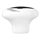 Seeanker-Türknauf-Fachzug Keramikknauf (Seitenansicht)