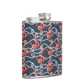 Seeanker und Seil-Muster Flachmann (Rechts)