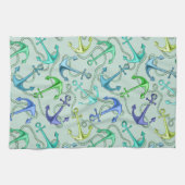 Seeanker und Seil-Muster Handtuch (Horizontal)