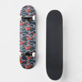 Seeanker und Seil-Muster Skateboard (Vorderseite)