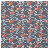 Seeanker und Seil-Muster Stoff (Muster)