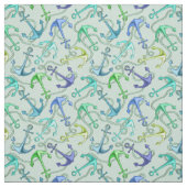 Seeanker und Seil-Muster Stoff (Muster)