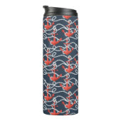 Seeanker und Seil-Muster Thermosbecher (Nach rechts gedreht)