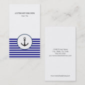 Seeanker-Visitenkarte Visitenkarte (Vorne/Hinten)