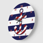 Seeanker-Wanduhr Große Wanduhr (Winkel)