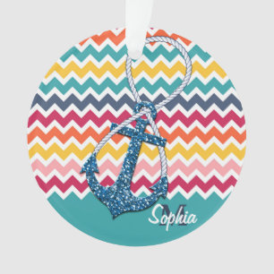 Seeankerunendlichkeit des schönen Imitat-Glitters Ornament