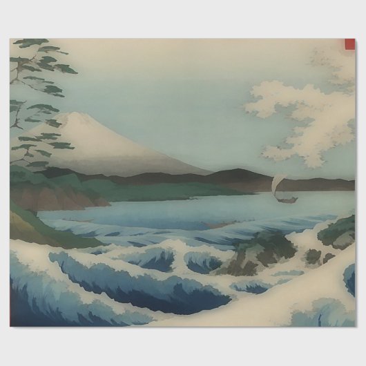 Seeansicht von Satta Punkt Geschenkpapier (Flach)