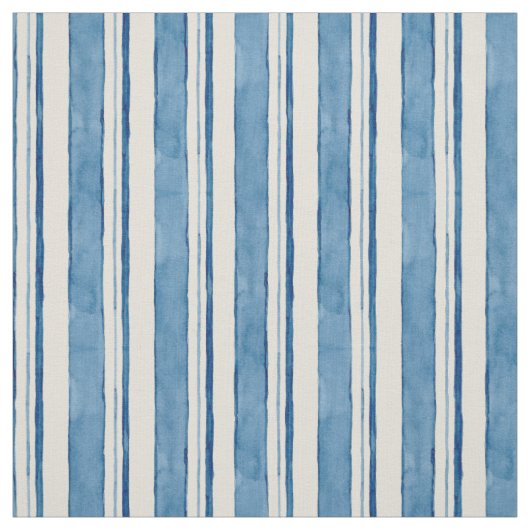 SeeAquarell-handgemaltes gestreiftes Muster Stoff (Muster)