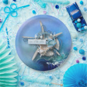 SeeAquarell zum Meer Pappteller (Party)