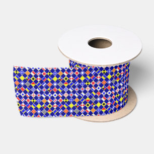 Seeart-Zielflagge-Dekor Satinband