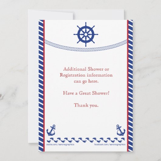 SeeBaby-Babyparty-Einladung Einladung (Rückseite)