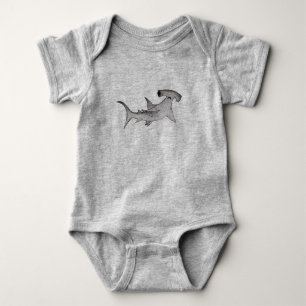 Seebaby Jerseybodysuitoverall-Hammerhai Haifisch Baby Strampler
