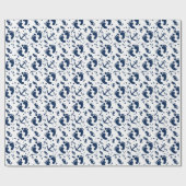 SeeBabyblaumuster Geschenkpapier (Flach)