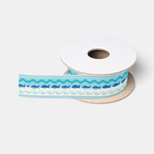 SeeBabyparty Brandungs-'N Fishies Satinband