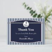 SeeBabyparty danken Ihnen zu kardieren Dankeskarte (Stehend Vorderseite)