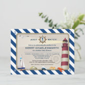 SeeBabyparty Einladung (Stehend Vorderseite)