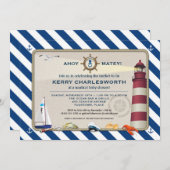 SeeBabyparty Einladung (Vorne/Hinten)