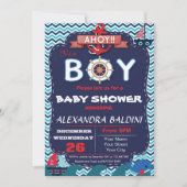 SeeBabyparty-Einladung für einen Jungen Einladung (Vorderseite)