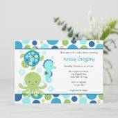 SeeBabyparty-Einladungen Einladung (Stehend Vorderseite)