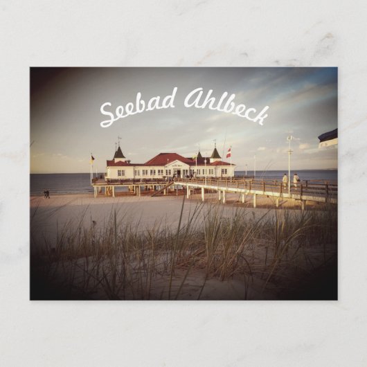 Seebad Ahlbeck Postcard Postkarte (Vorderseite)