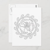 Seebad Erwachsenenfarben Postkarte (Vorne/Hinten)