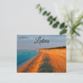 Seebad Kosrags Lettland Postkarte (Stehend Vorderseite)