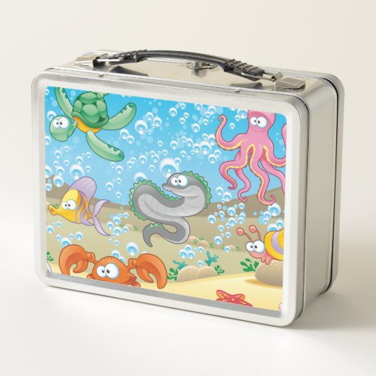 Seebad Metall Brotdose (Rückseite)