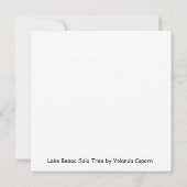 Seebad Solo Tree Flachkarte (Rückseite)