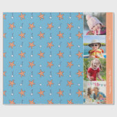 Seebad Stars und Musiknoten Gerne zum Geburtstag F Geschenkpapier (Flach)