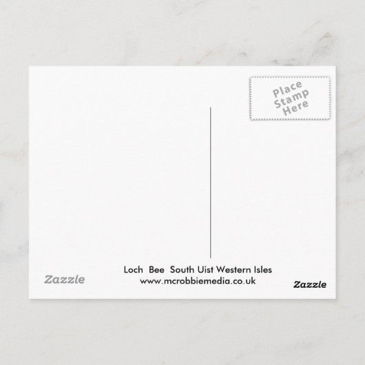 Seebarbe Postkarte (Rückseite)