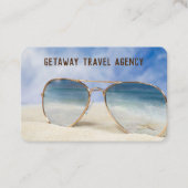 Seebarsch in Sonnenbrille Visitenkarte (Vorderseite)