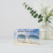 Seebarsch in Sonnenbrille Visitenkarte (Stehend Vorderseite)