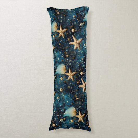 Seebarsch-Muster Kissen (Vorderseite Vertikal)