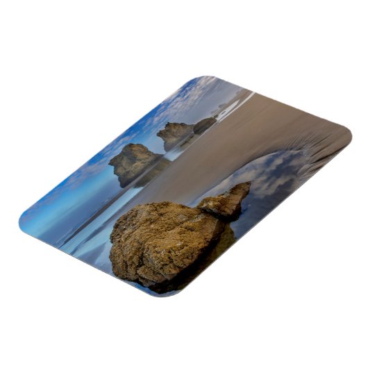 Seebecken am Bandon Beach in Bandon, Oregon 2 Magnet (Linke Seite)