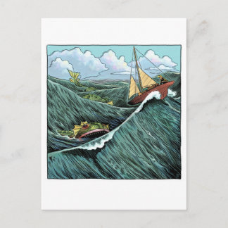 Seebewohner Postkarte