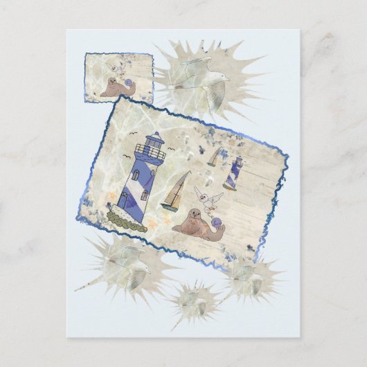 Seebild Postkarte (Vorderseite)