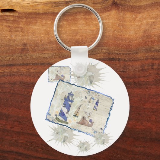 Seebild Schlüsselanhänger (Vorderseite)