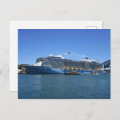 Seeblick an der Kreislaufbahn Postkarte (Vorne/Hinten)