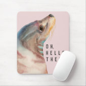 Seeblick | Fügen Sie Ihren lustigen Text hinzu Mousepad (Mit Mouse)