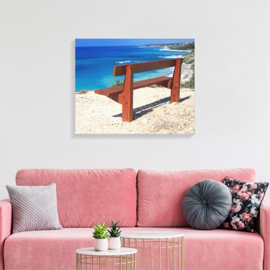 Seeblick Leinwanddruck (Insitu (Wohnzimmer))