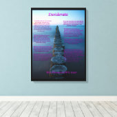 Seeblick Leinwanddruck (Insitu (Holzboden))