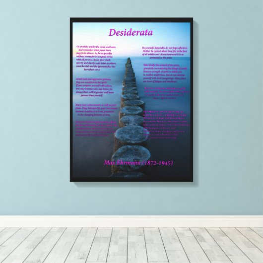 Seeblick Leinwanddruck (Insitu (Holzboden))